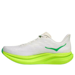 HOKA ONE ONE �z�J�I�l�I�l �����Y �X�j�[�J�[ �yHOKA ONE ONE Mach 6 'White Neon Lime' 1147790-WNL�z �T�C�Y US_8(26.0cm)