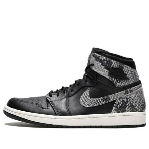 Jordan �W���[�_�� ���f�B�[�X �X�j�[�J�[ �y(WMNS) Air Jordan 1 Retro High Premium 'Black Snake' AH7389-014�z �T�C�Y US_7.5(24.5cm)