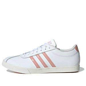 adidas �A�f�B�_�X ���f�B�[�X �X�j�[�J�[ �y(WMNS) adidas neo Courtset 'white/pink' EG4083�z �T�C�Y US_6(23.0cm)