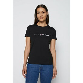 トミー ヒルフィガー レディース Tシャツ トップス HERITAGE - Print T-shirt - schwarz