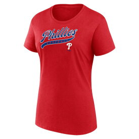 ファナティクス レディース Tシャツ トップス Philadelphia Phillies Fanatics Branded Women's Start to Finish T Shirt & Shorts Combo Pack