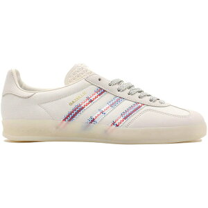 adidas AfB_X Y Xj[J[ yadidas Gazelle Indoor ALWAYTH Whitez TCY US_M_4 White/Plaid