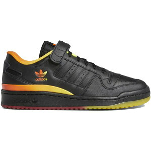 adidas �A�f�B�_�X �����Y �X�j�[�J�[ �yadidas Forum Low Black Orange Yellow Gradient�z �T�C�Y US_M_13 Core Black/Core Black/Semi Impact Orange