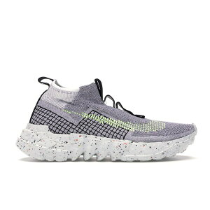 Nike �i�C�L �����Y �X�j�[�J�[ �yNike Space Hippie 02 Grey Volt�z �T�C�Y US_6(24.0cm) Wolf Grey/Black-Volt-Dark Smoke Grey