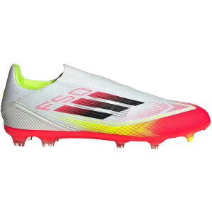 adidas �A�f�B�_�X �����Y �X�j�[�J�[ �yadidas F50 League Laceless FG/MG Solar Pack�z �T�C�Y US_11.5(29.5cm) Cloud White/Core Black/Solar Yellow