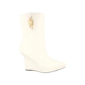 Givenchy WoV[ fB[X Xj[J[ yGivenchy G-Lock Leather Wedge Boots Ivoryz TCY EU_40.5(26cm) Ivory