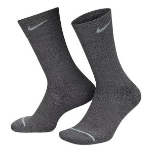Nike iCL Y Xj[J[ yNike Everyday Wool Cushioned Crew Socks (2 Pairs) 'Grey Beige' DQ6394-902z TCY US_M_M