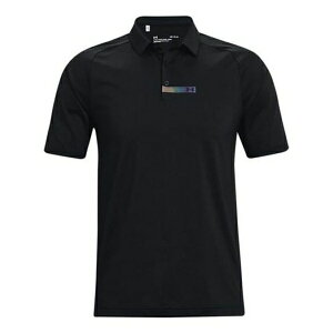 Under Armour A_[A[}[ Y Xj[J[ yUnder Armour Rush Bonded Polo Shirt 'Black' 1366253-001z TCY US_M_XXL