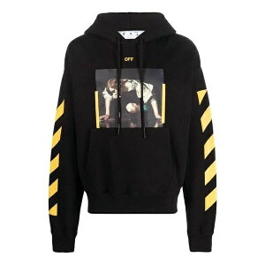 Off-White ItzCg Y Xj[J[ yOff-White Caravaggio Print Hoodie 'Black Yellow' OMBB037C99FLE0111018z TCY US_M_XXS