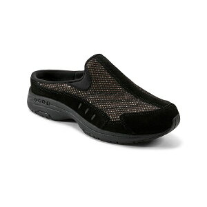 C[W[Xsbg fB[X Xb|E[t@[ V[Y Women's Traveltime Slip-On Mule Walking Sneakers Glitter Black Suede