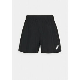アシックス メンズ サンダル シューズ CORE SHORTS - Sports shorts - performance black/graphite grey