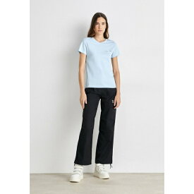カルバンクライン レディース Tシャツ トップス MONOLOGO SLIM TEE 2 PACK - Basic T-shirt - keepsake blue/black