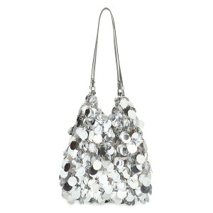 �p�R�E���o���k ���f�B�[�X �V�����_�[�o�b�O �o�b�O Sparkle Silver Shoulder Bag silver