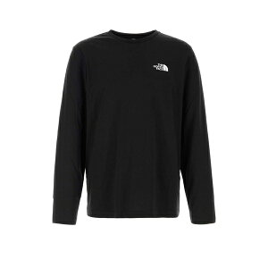 m[XtFCX Y jbg&Z[^[ AE^[ Black Cotton Blend T-shirt TNFBLACK