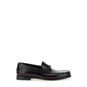 tFK Y Xb|E[t@[ V[Y 'harry' Black Loafers With Almond Toe And Logo Plaque Detail In Leather Man Black