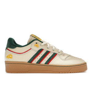 adidas �A�f�B�_�X �����Y �X�j�[�J�[ �yadidas Rivalry 86 Low Clicks Kicks 414 Day�z �T�C�Y US_8.5(26.5cm) White/Green/Red/Gold