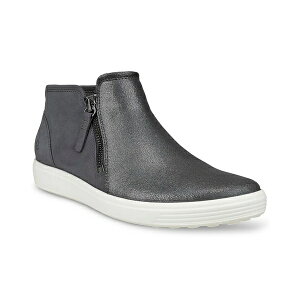 GR[ fB[X u[c V[Y Women's Soft 7 Low Booties Silver Metallic, Magnet Nubuck