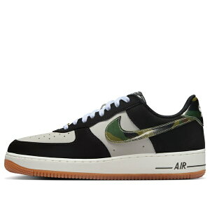 Nike �i�C�L �����Y �X�j�[�J�[ �G�A�t�H�[�X �yNike Air Force 1 Low 'Black Patent Camo Swoosh' HQ1967-100�z �T�C�Y US_M_14