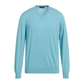 【送料無料】 フェデーリ メンズ ニット&セーター アウター Sweaters Sky blue