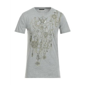 【送料無料】 バルマン メンズ Tシャツ トップス T-shirts Grey