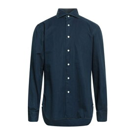 【送料無料】 ダンディライフ バイ バルバ メンズ シャツ トップス Denim shirts Blue