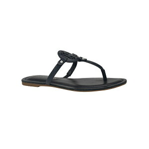 g~[ qtBK[ fB[X T_ V[Y Women's Litzy Flat Slip On Logo Sandals Dark Blue