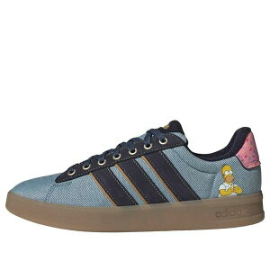 adidas �A�f�B�_�X �����Y �X�j�[�J�[ �yadidas x Homer Simpson Grand Court 'Blue' KK3539�z �T�C�Y US_8(26.0cm)