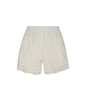 �G���}���m �V�F�����B�[�m ���f�B�[�X �J�W���A���p���c �{�g���X Broderie-anglaise scalloped-hem shorts Neutrals