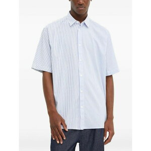 �f�W�O�A�� �����Y �V���c �g�b�v�X Striped-pattern shirt Blue