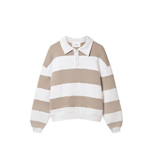 �A�N�Z���A���K�g �����Y �p�[�J�[�E�X�E�F�b�g�V���c �A�E�^�[ Striped sweater Neutrals