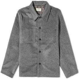 オフィシンジェネレール メンズ ジャケット＆ブルゾン アウター Officine Gnrale Harrison Wool Overshirt Grey