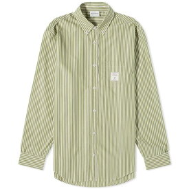 ドロールドムッシュ メンズ シャツ トップス Drle de Monsieur Logo Stripe Shirt Neutrals
