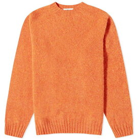 ワイエムシー メンズ ニット&セーター アウター YMC Suedehead Crew Knit Orange