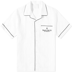 ジバンシー メンズ シャツ トップス Givenchy Beach Club 52 Hawaiian Shirt White