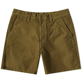 ヌーディージーンズ メンズ カジュアルパンツ ボトムス Nudie Luke Solid Short Green