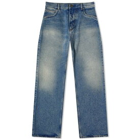 バルマン メンズ デニムパンツ ボトムス Balmain Regular Denim Jeans Blue