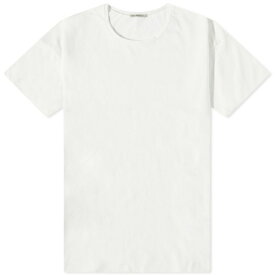 ヌーディージーンズ メンズ Tシャツ トップス Nudie Roger Slub T-Shirt White