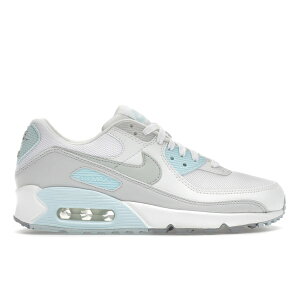 Nike �i�C�L ���f�B�[�X �X�j�[�J�[ �yNike Air Max 90 White Glacier Blue (Women's)�z �T�C�Y US_7(24.0cm) White/Glacier Blue/Wolf Grey/Light Silver