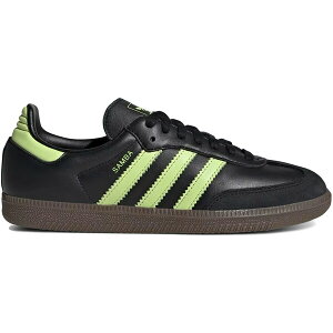 adidas �A�f�B�_�X ���f�B�[�X �X�j�[�J�[ �yadidas Samba OG Black Pulse Lime (Women's)�z �T�C�Y US_5(22.0cm) Core Black/Pulse Lime/Gum