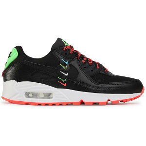 Nike �i�C�L ���f�B�[�X �X�j�[�J�[ �yNike Air Max 90 Worldwide Pack Black Flash (Women's)�z �T�C�Y US_8(25.0cm) Black/Flash Crimson/Green Strike/Black
