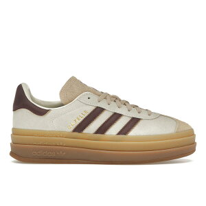 adidas �A�f�B�_�X ���f�B�[�X �X�j�[�J�[ �yadidas Gazelle Bold Cream White Maroon (Women's)�z �T�C�Y US_8(25.0cm) Cream White/Maroon/Magic Beige