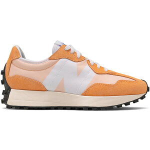 New Balance �j���[�o�����X ���f�B�[�X �X�j�[�J�[ �yNew Balance 327 Peach Sand (Women's)�z �T�C�Y US_W_11.5 Orange/Pink/White