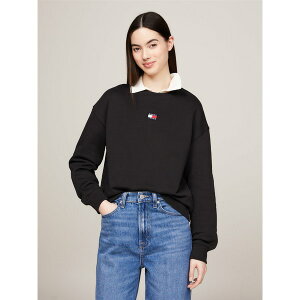 g~[qtBK[ fB[X p[J[EXEFbgVc AE^[ BXY BADGE CREW EXT - Sweatshirt - black