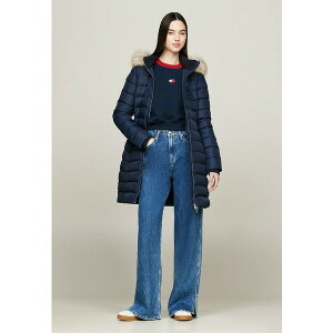 g~[qtBK[ fB[X R[g AE^[ ESSENTIAL HOODED - Down coat - dark night navy