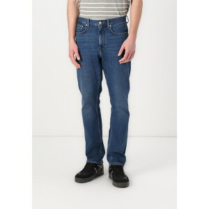 g~[ qtBK[ Y T_ V[Y REGULAR MERCER - Straight leg jeans - blue denim
