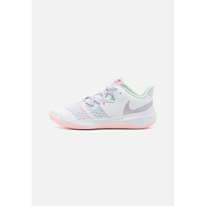 iCL fB[X tBbglX X|[c ZOOM HYPERSPEED COURT SE UNISEX - Handball shoes - white/mint/grey violet mist/pink