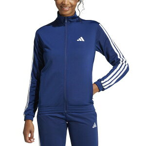 AfB_X fB[X WPbgu] AE^[ Women's Tricot 3-Stripes Track Jacket Dark Blue/white