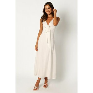 �y�^�� �A���h �p�b�v ���f�B�[�X �����s�[�X �g�b�v�X Archer Maxi Women's Dress White