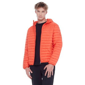ApC m[X Y WPbgu] AE^[ Men's Yoho Lightweight Packable Puffer Jacket & Bag Tangerine