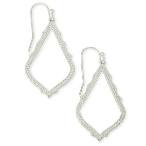 PhXRbg fB[X sAXCO ANZT[ Detailed Drop Earrings Silver